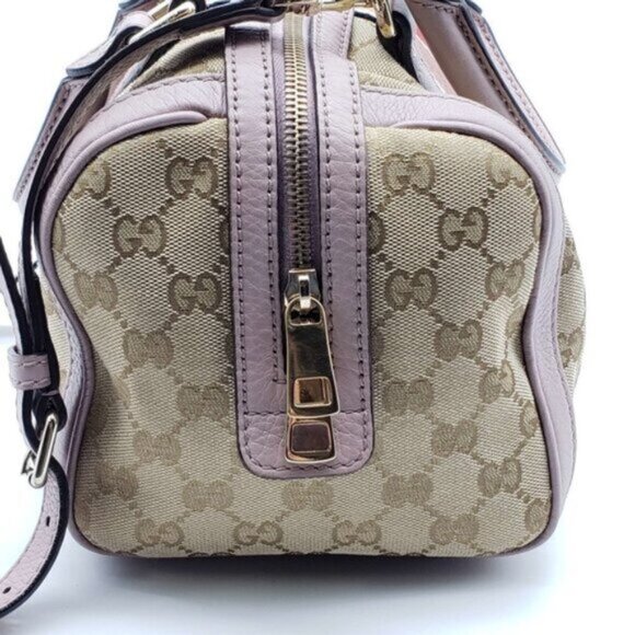 Gucci Canvas Small Vintage Boston Bag 535-101825 - Picture 3 of 14